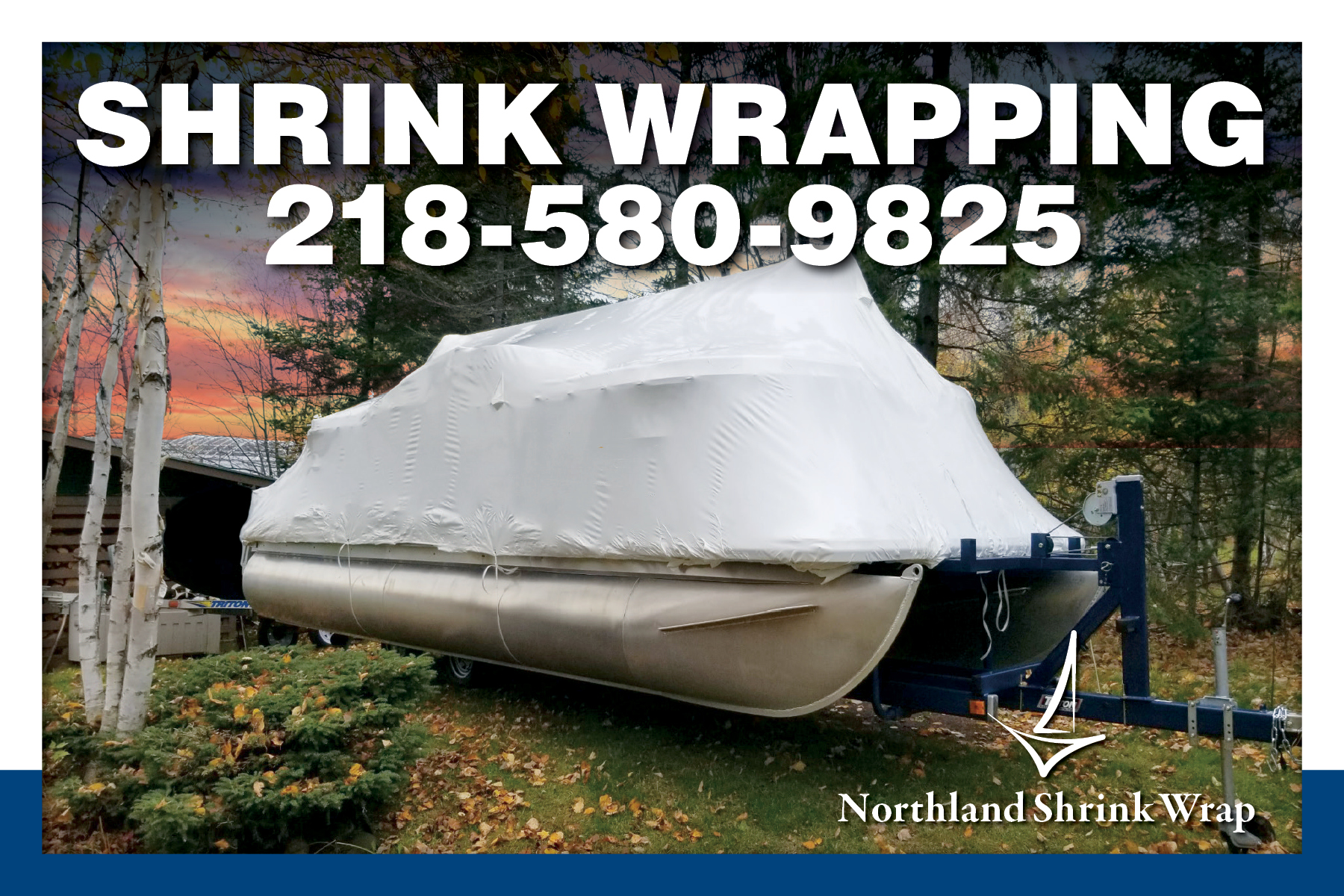 Shrink wrapping twin ports 218-580-9825